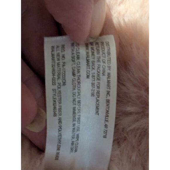 Bunny Rabbit Pink Plush For Baby Rattler Crinkle Ears Feet Spark Create Imagine - Picture 4 of 5